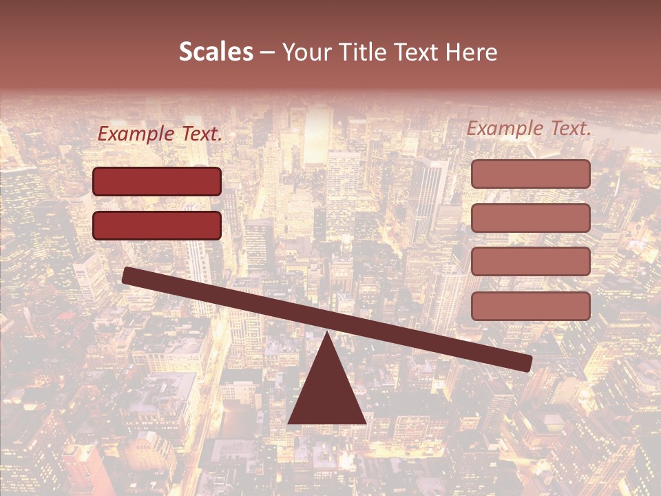 Built Avenue District PowerPoint Template