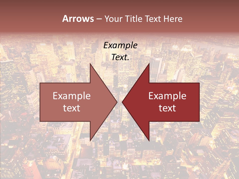 Built Avenue District PowerPoint Template