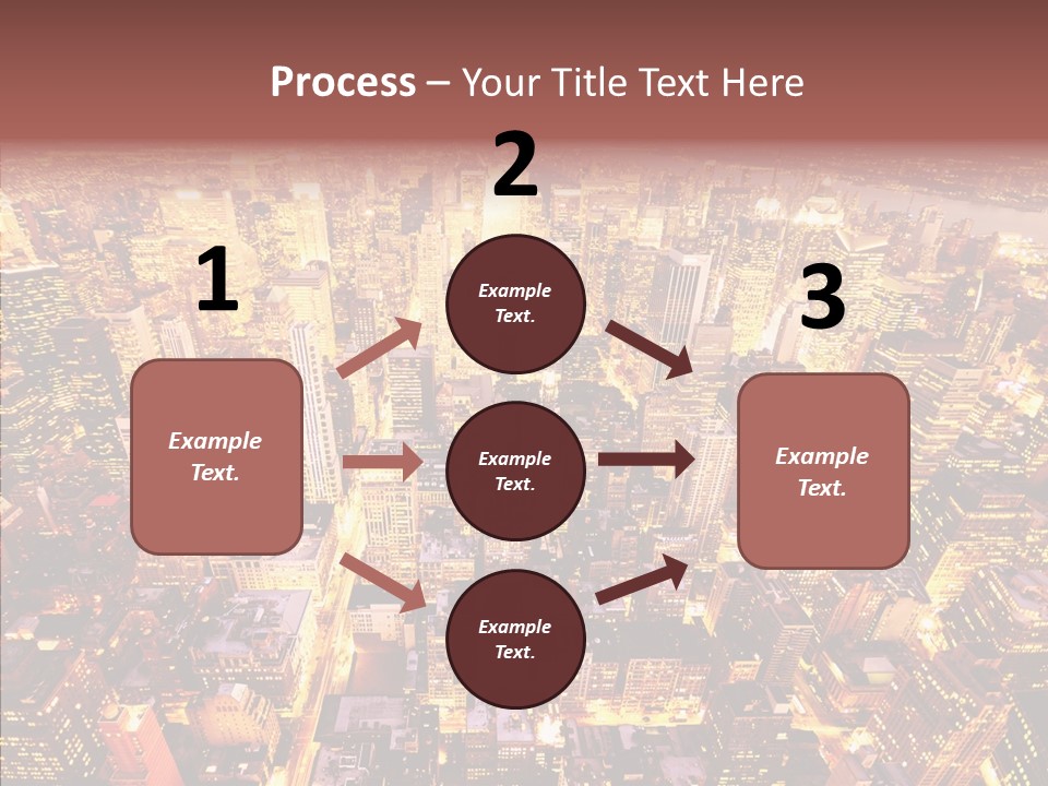 Built Avenue District PowerPoint Template