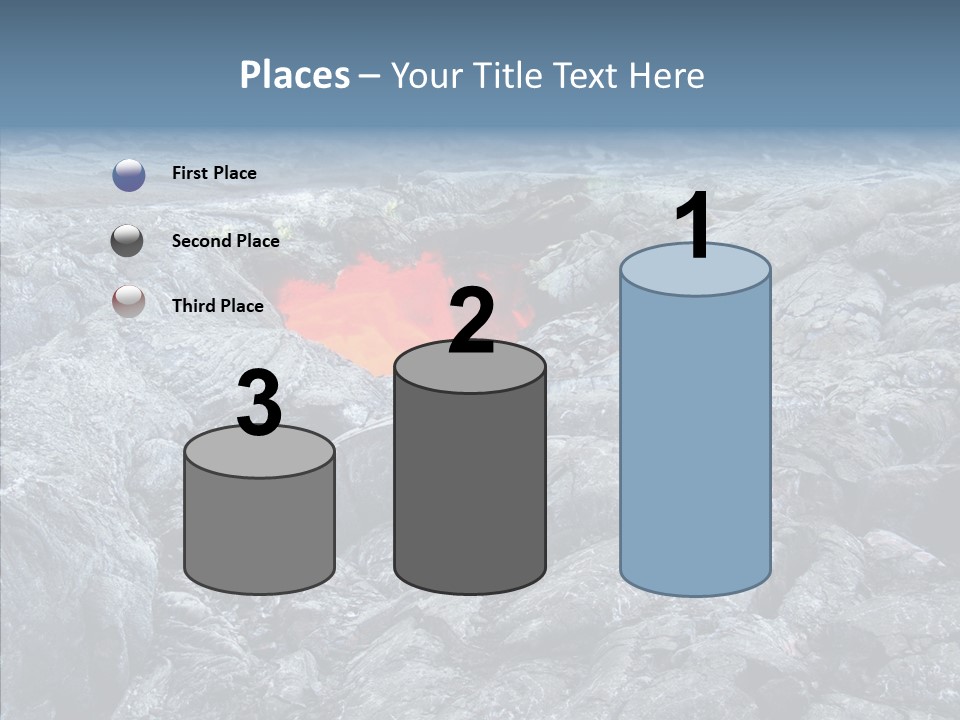 Danger Vent Rock PowerPoint Template