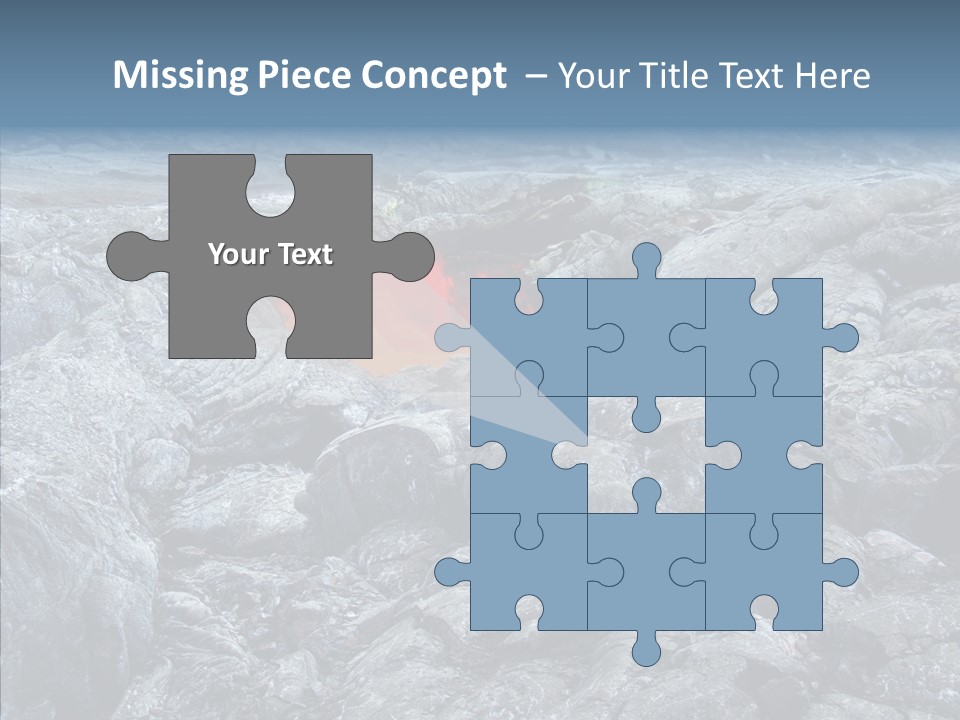 Danger Vent Rock PowerPoint Template