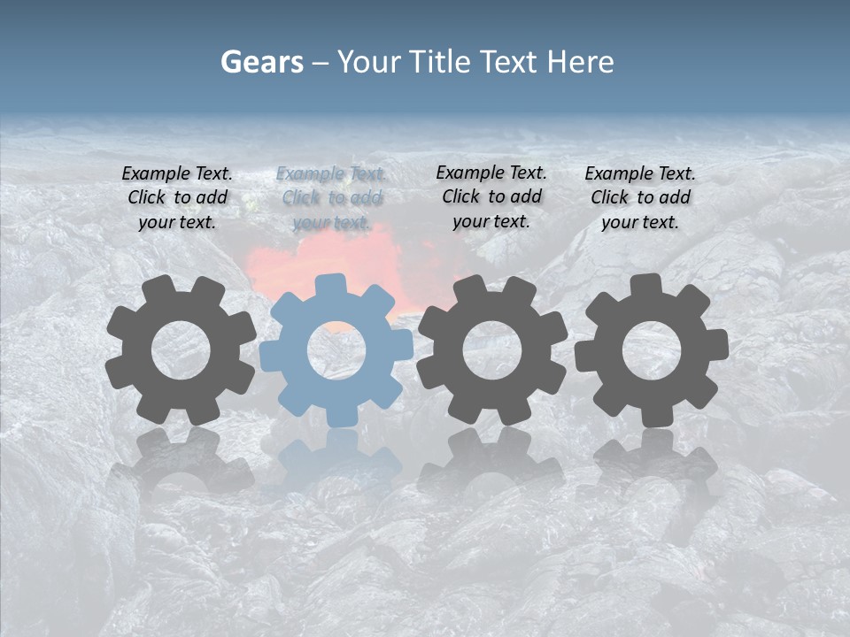 Danger Vent Rock PowerPoint Template