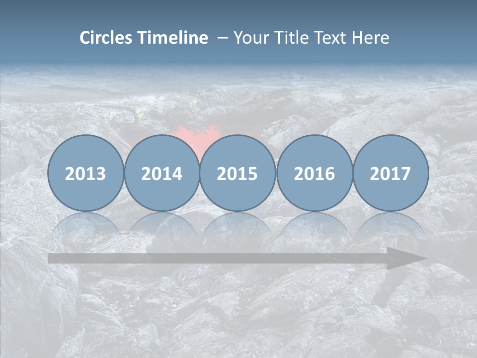 Danger Vent Rock PowerPoint Template