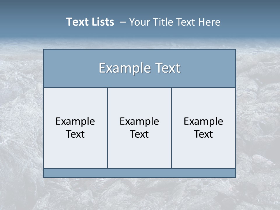 Danger Vent Rock PowerPoint Template