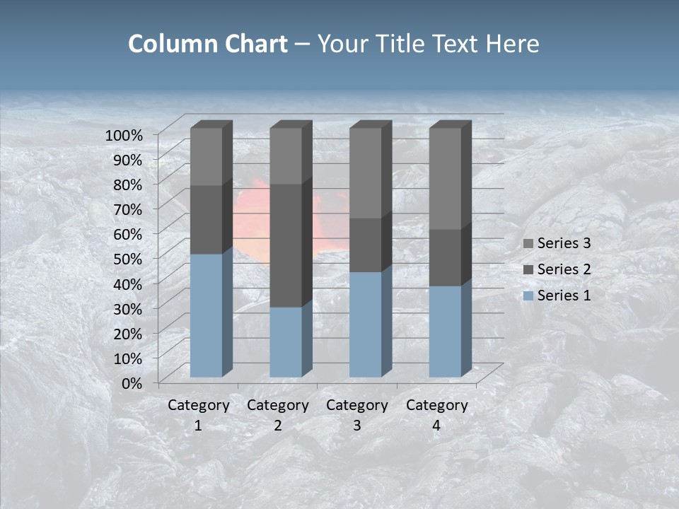 Danger Vent Rock PowerPoint Template