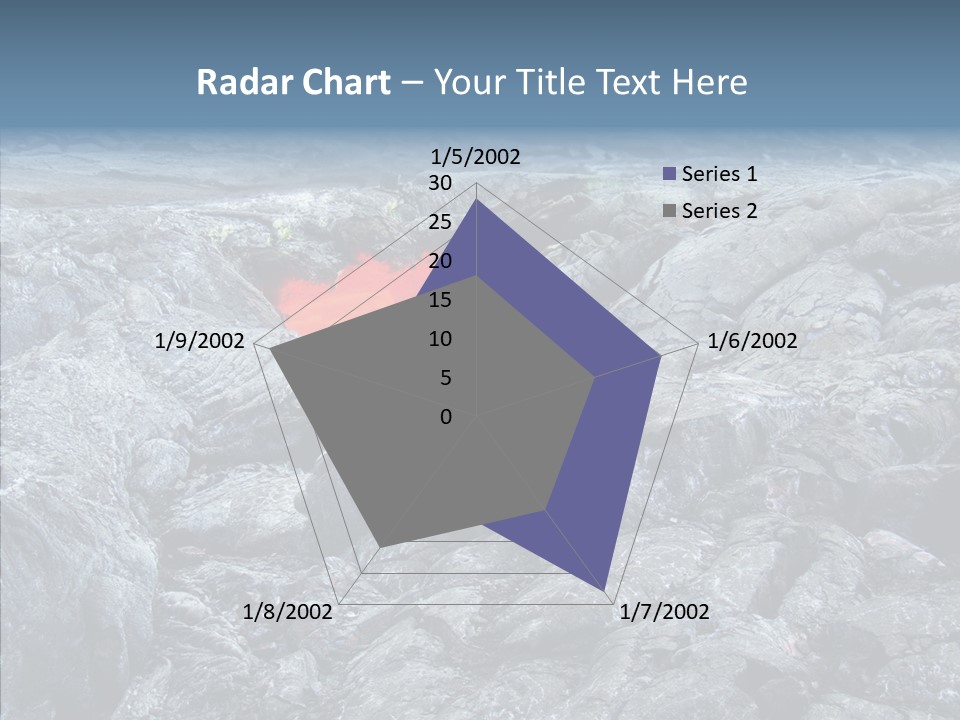 Danger Vent Rock PowerPoint Template