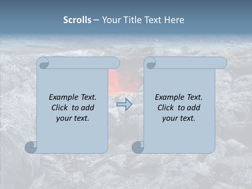 Danger Vent Rock PowerPoint Template