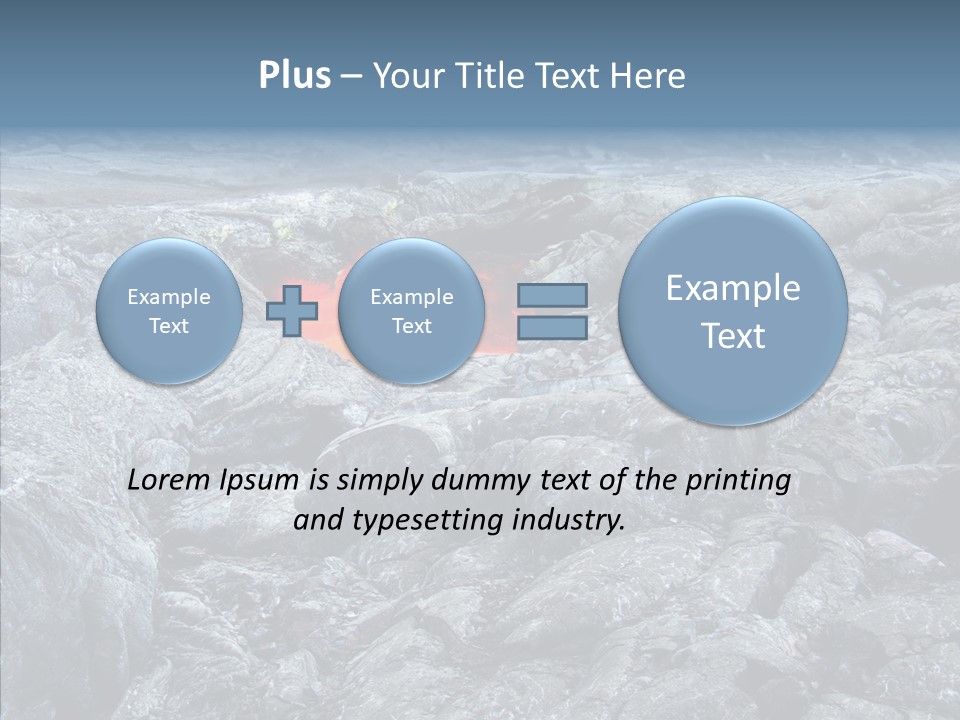Danger Vent Rock PowerPoint Template