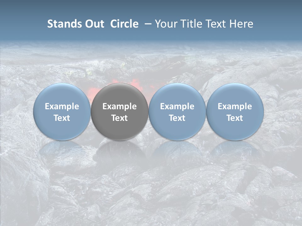 Danger Vent Rock PowerPoint Template