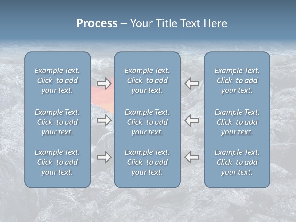 Danger Vent Rock PowerPoint Template