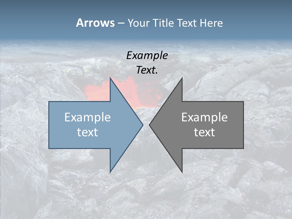 Danger Vent Rock PowerPoint Template