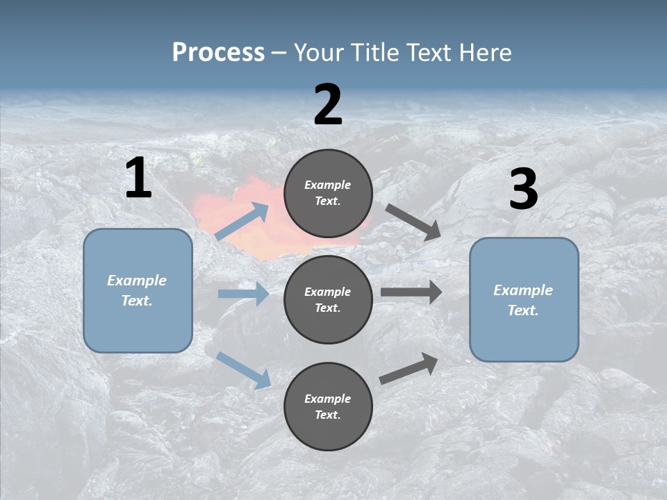 Danger Vent Rock PowerPoint Template