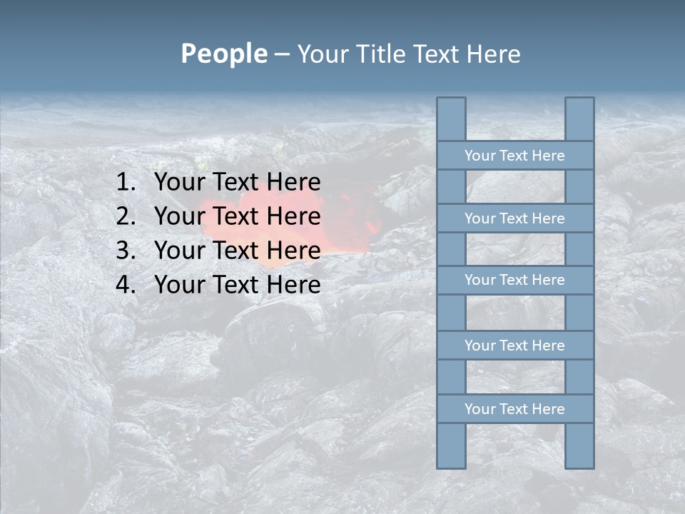 Danger Vent Rock PowerPoint Template