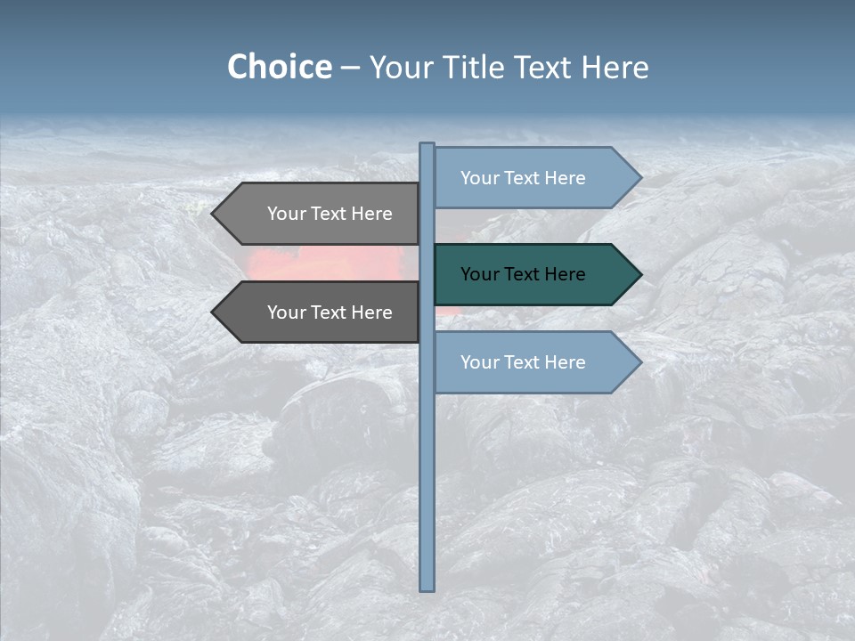 Danger Vent Rock PowerPoint Template