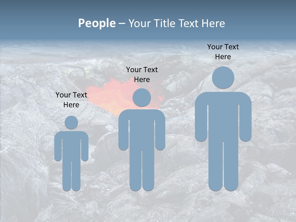 Danger Vent Rock PowerPoint Template