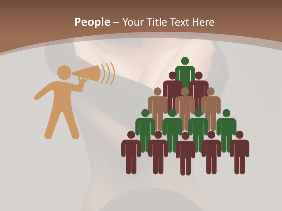 Ordinary Strict Hand PowerPoint Template