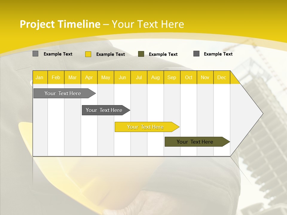 Person Hardhat Site PowerPoint Template