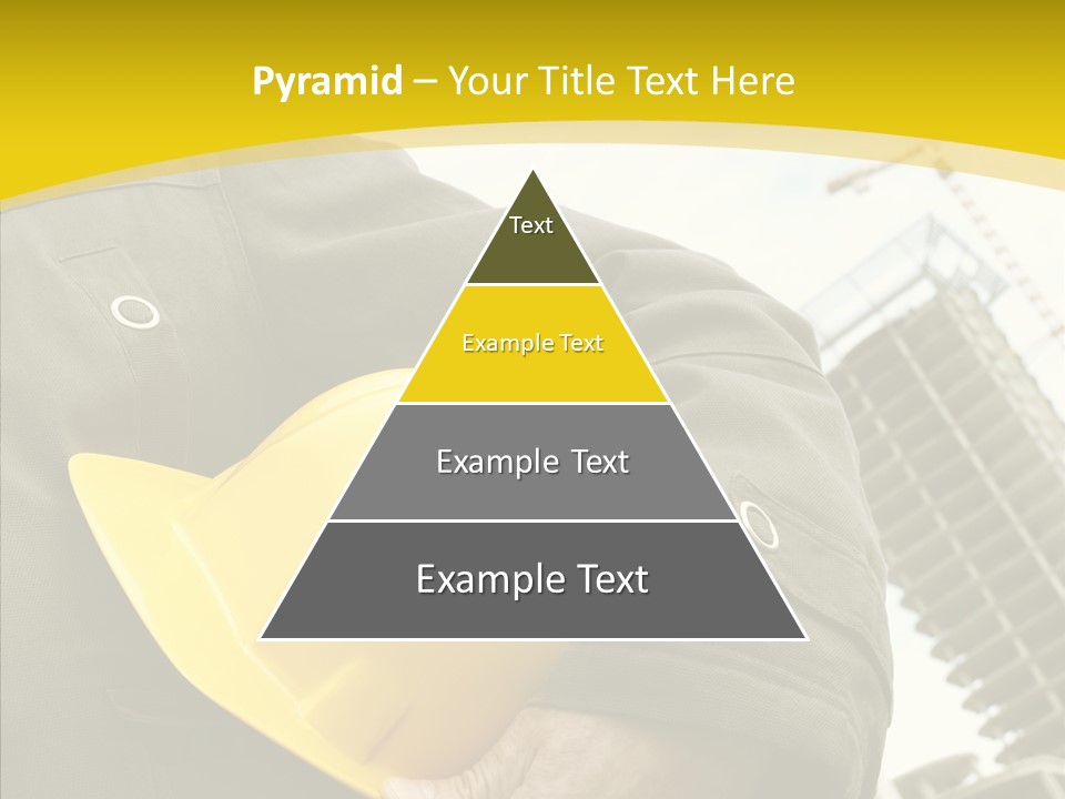 Person Hardhat Site PowerPoint Template