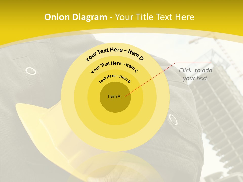 Person Hardhat Site PowerPoint Template
