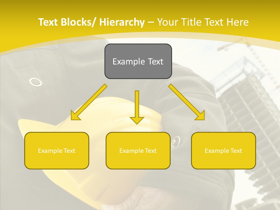Person Hardhat Site PowerPoint Template