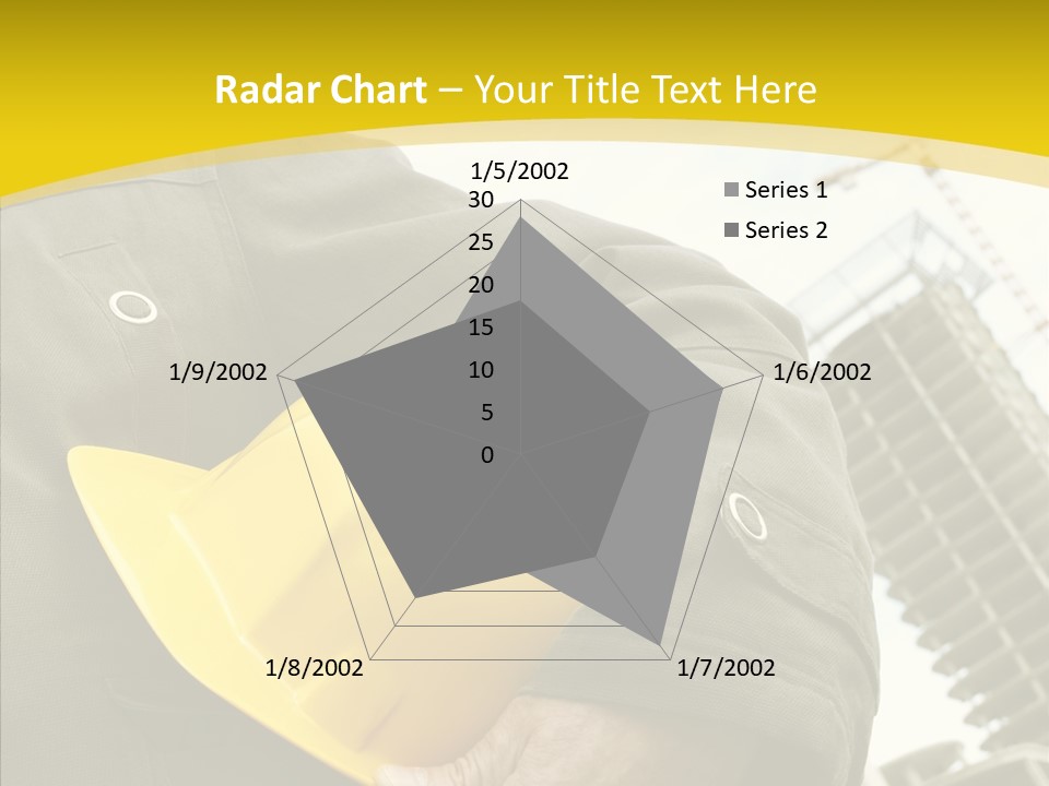 Person Hardhat Site PowerPoint Template