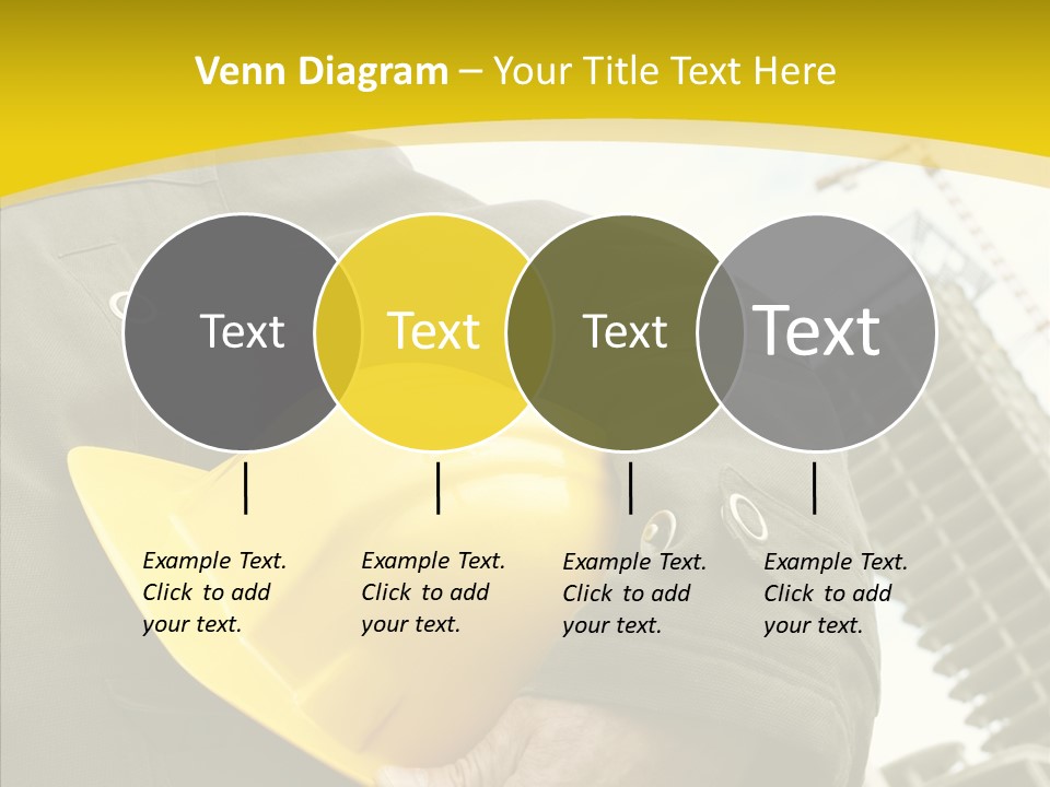 Person Hardhat Site PowerPoint Template