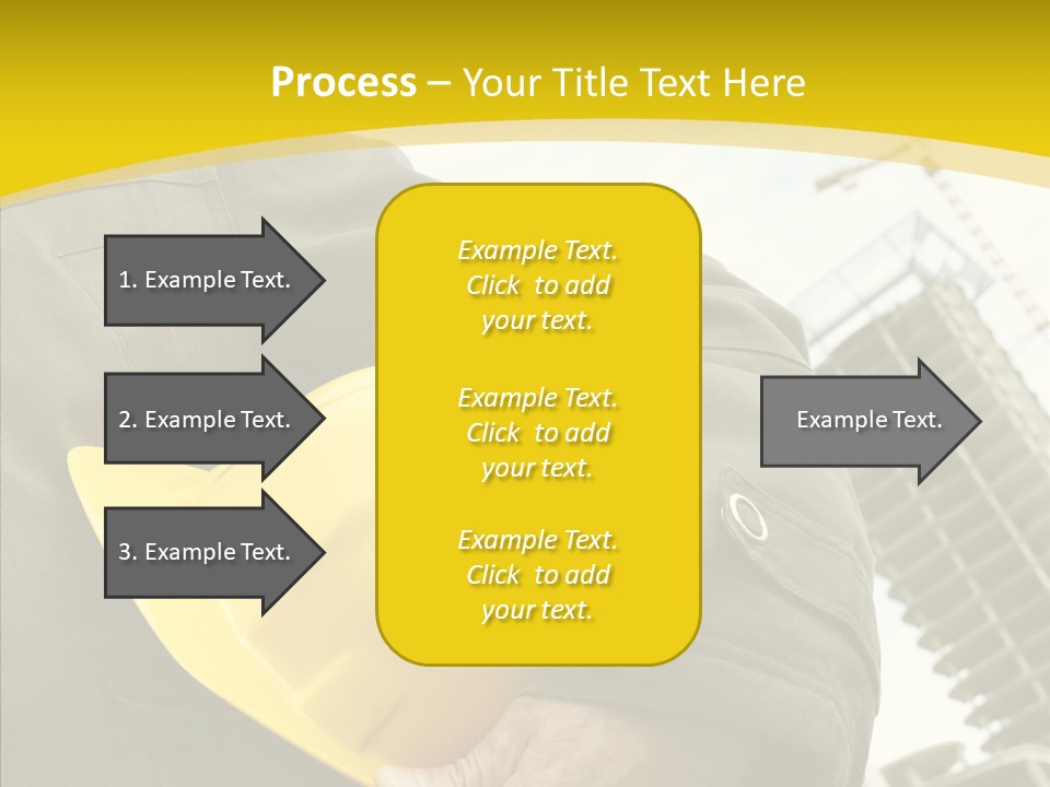 Person Hardhat Site PowerPoint Template