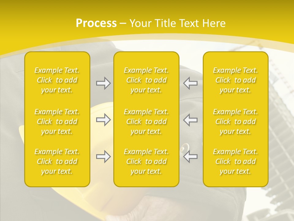 Person Hardhat Site PowerPoint Template