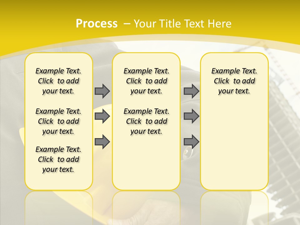 Person Hardhat Site PowerPoint Template