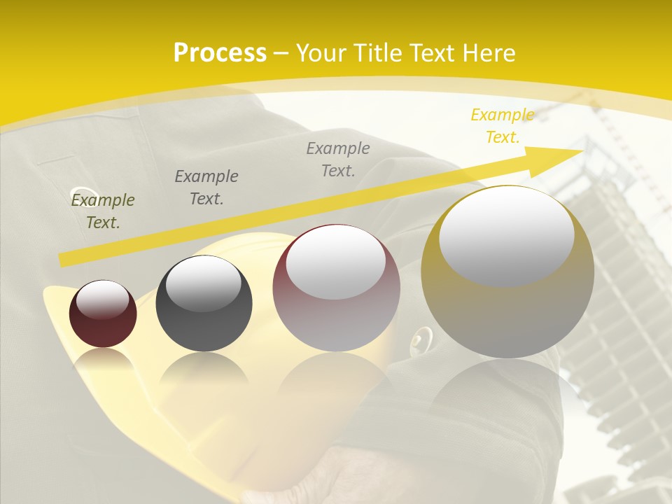 Person Hardhat Site PowerPoint Template