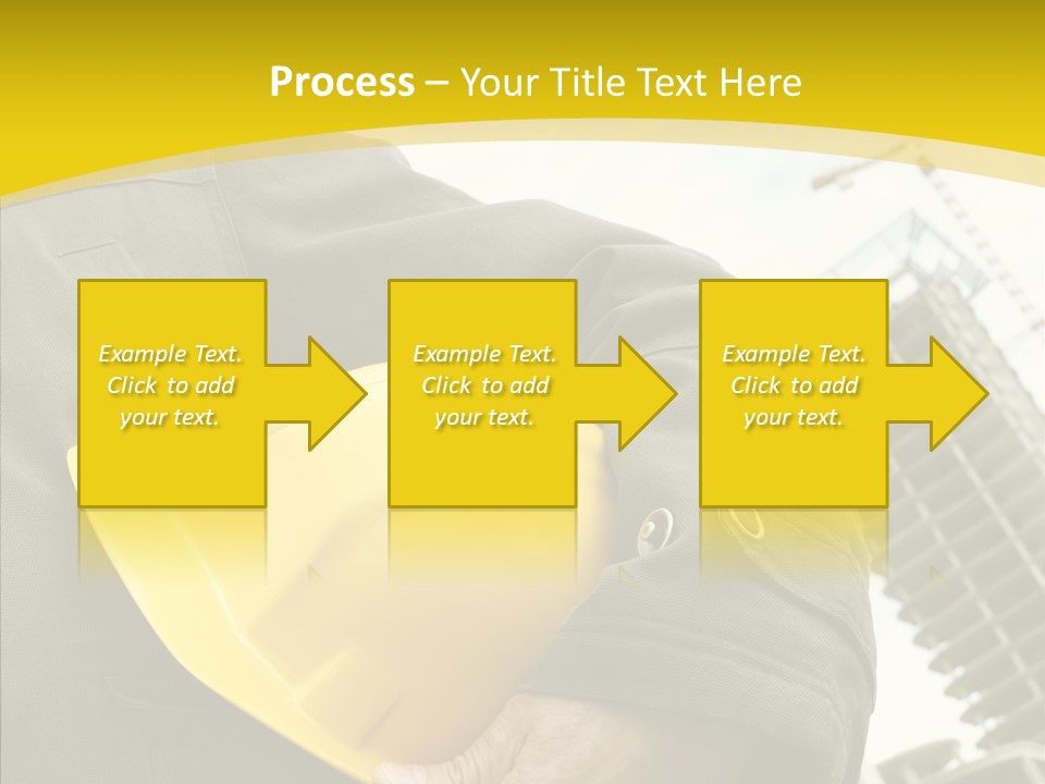 Person Hardhat Site PowerPoint Template