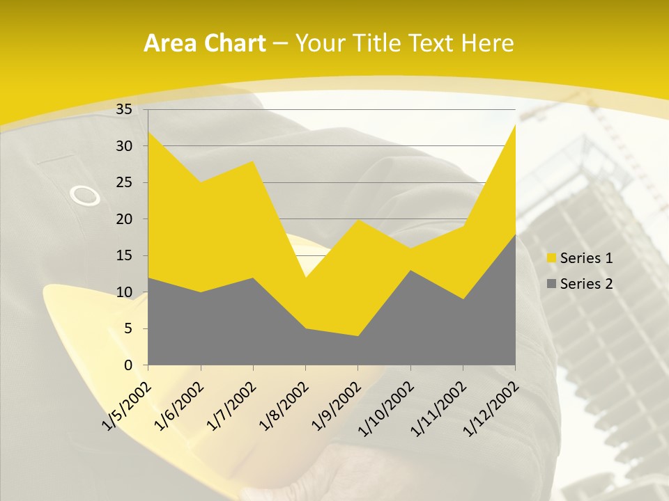 Person Hardhat Site PowerPoint Template