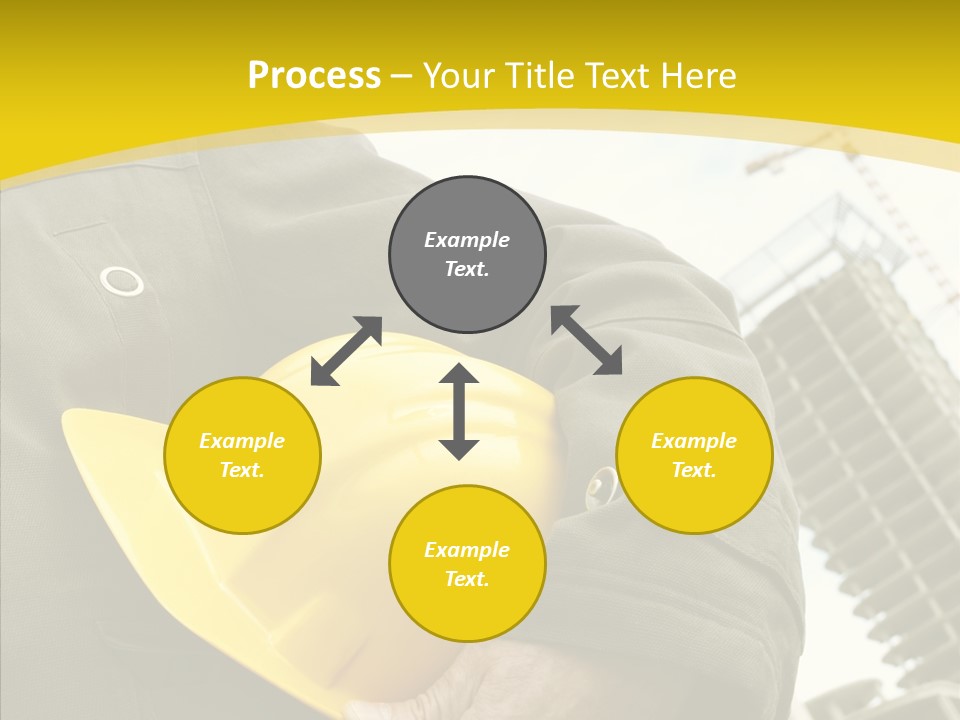 Person Hardhat Site PowerPoint Template