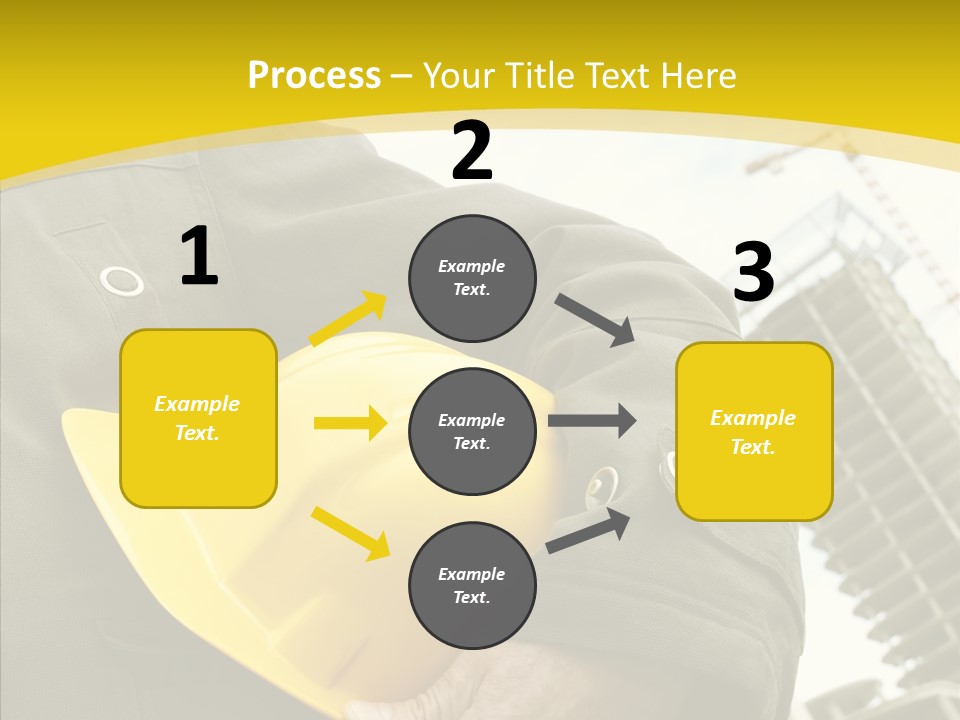 Person Hardhat Site PowerPoint Template