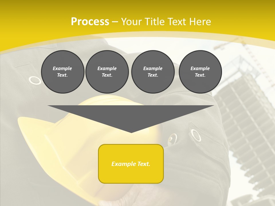 Person Hardhat Site PowerPoint Template