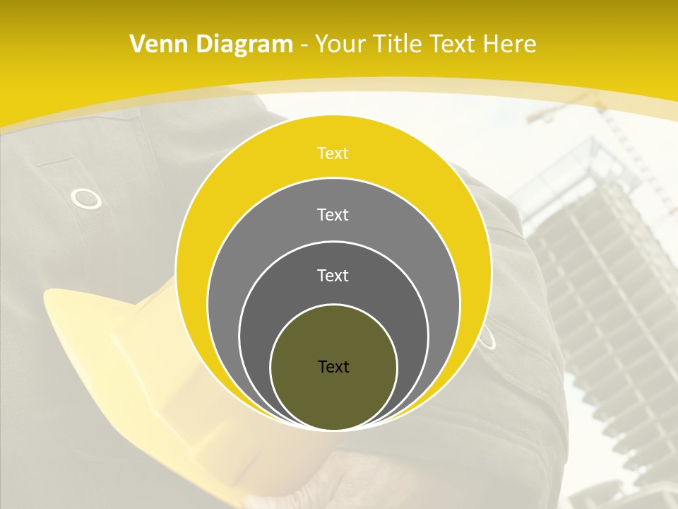 Person Hardhat Site PowerPoint Template