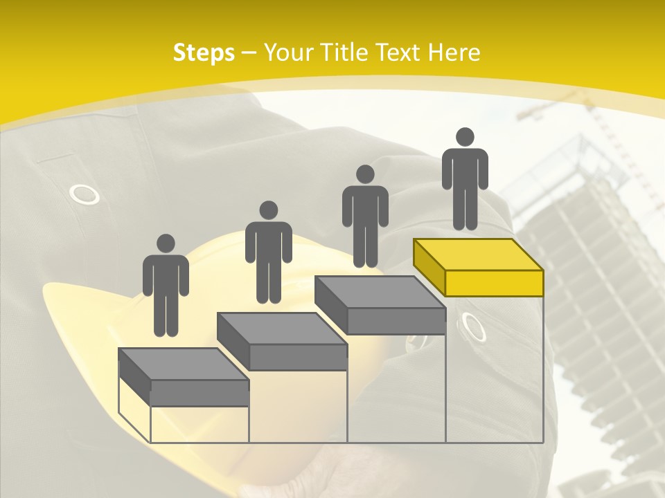 Person Hardhat Site PowerPoint Template