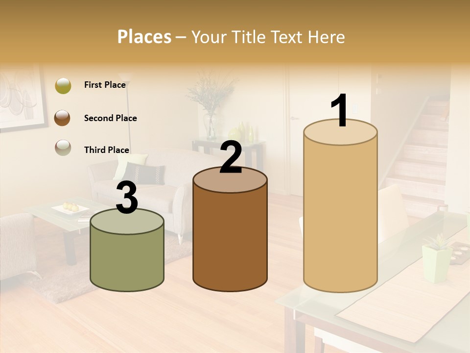 Blocks House Stainless PowerPoint Template