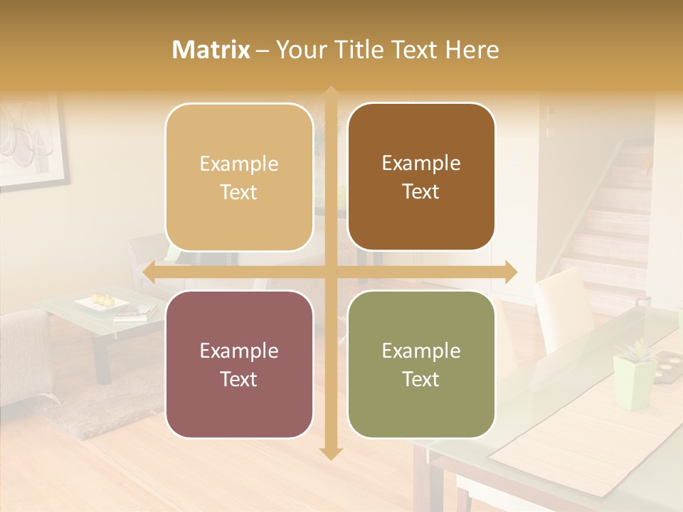 Blocks House Stainless PowerPoint Template