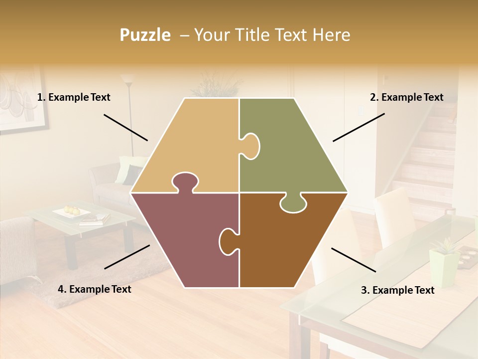 Blocks House Stainless PowerPoint Template
