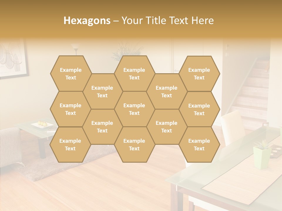 Blocks House Stainless PowerPoint Template