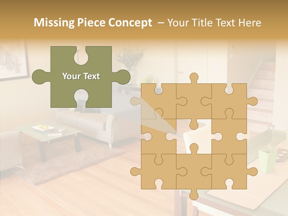 Blocks House Stainless PowerPoint Template