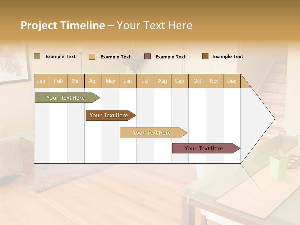 Blocks House Stainless PowerPoint Template
