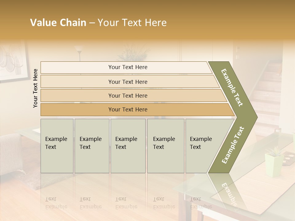 Blocks House Stainless PowerPoint Template