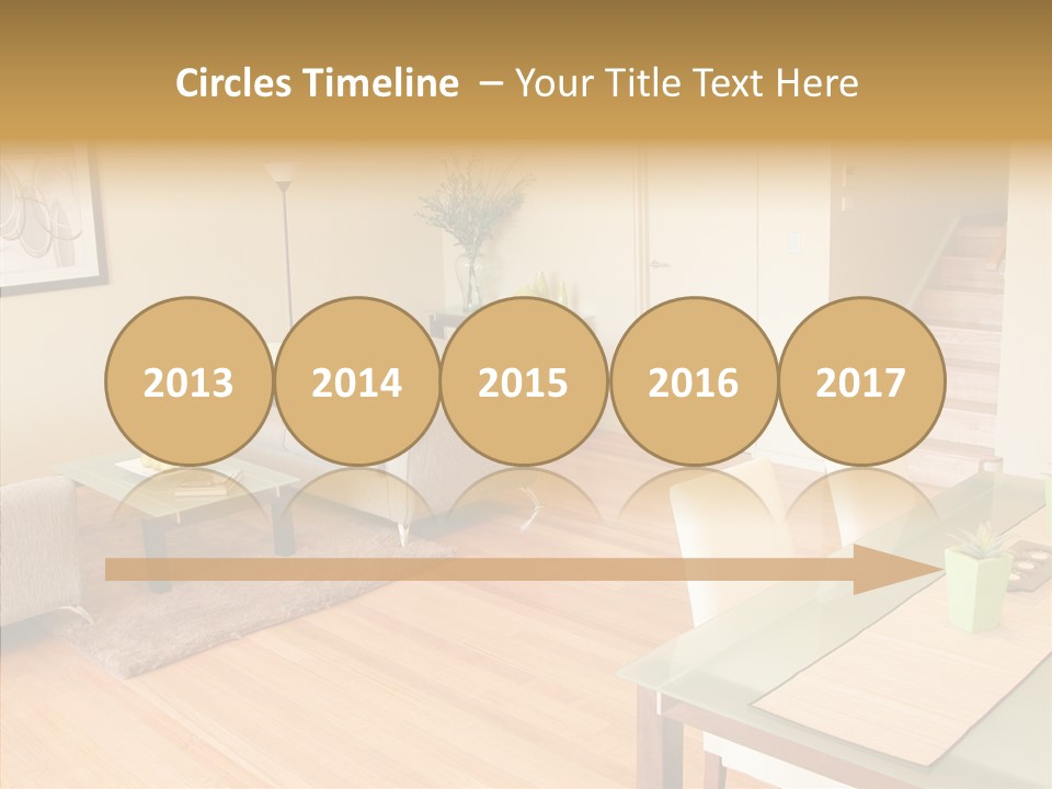 Blocks House Stainless PowerPoint Template