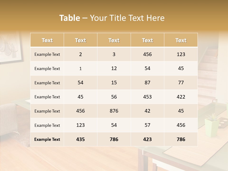 Blocks House Stainless PowerPoint Template