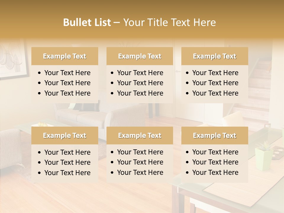 Blocks House Stainless PowerPoint Template