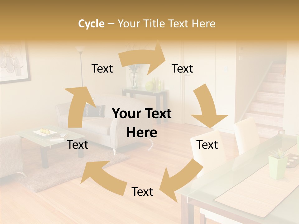 Blocks House Stainless PowerPoint Template
