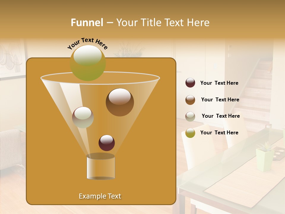 Blocks House Stainless PowerPoint Template