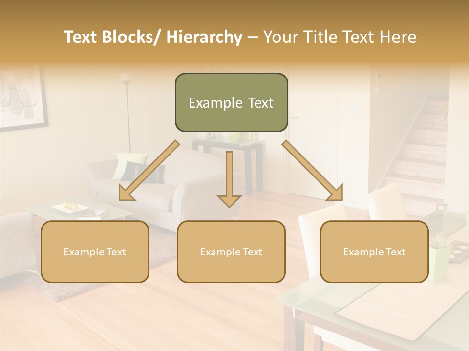 Blocks House Stainless PowerPoint Template